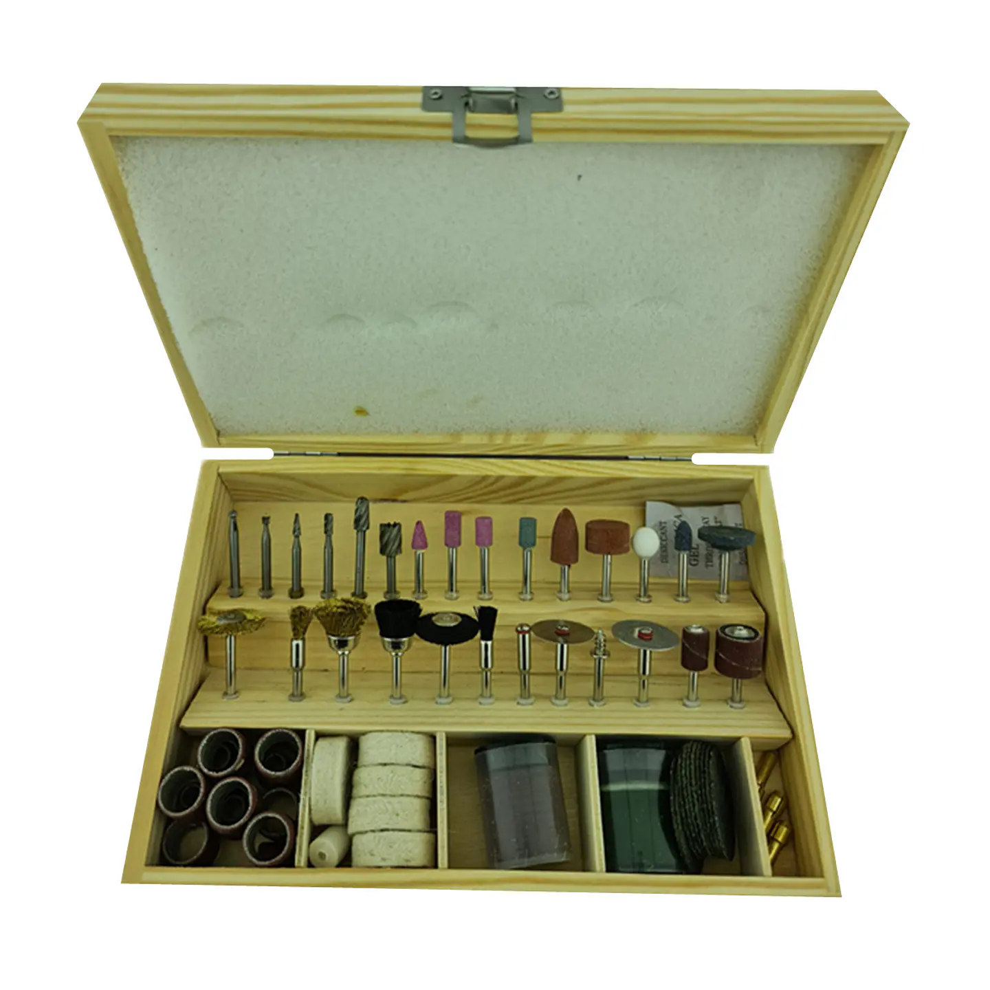 Kit Set Jgo De Acc Para Minitorno Tipo Dremel 100pc Crownman 1