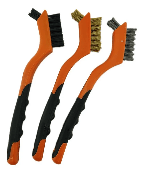 Juego De Mini Escobillas 175mm 3 Piezas Makawa Mk-0825