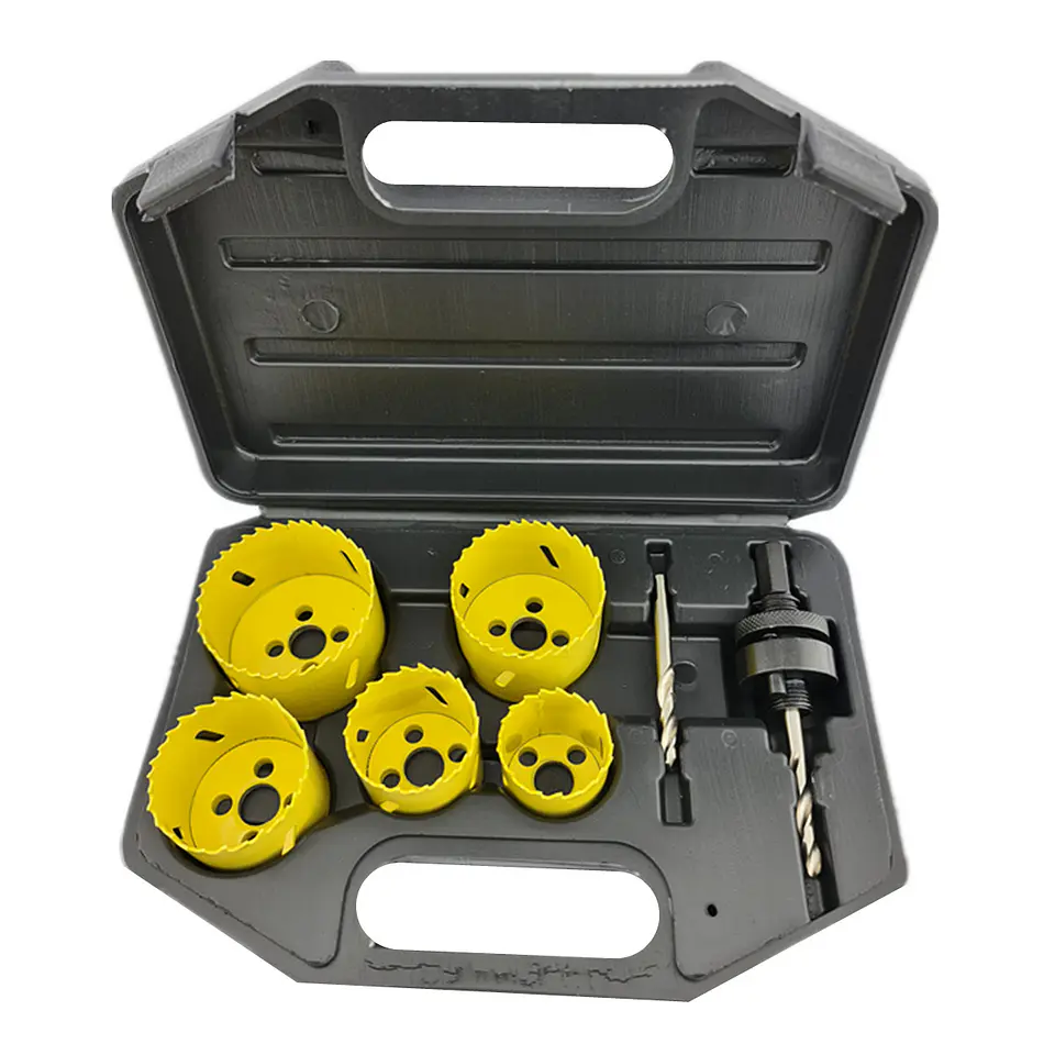 Set De Sierra Copa Bi-metal 7 Piezas Crownman SCCM2127 1