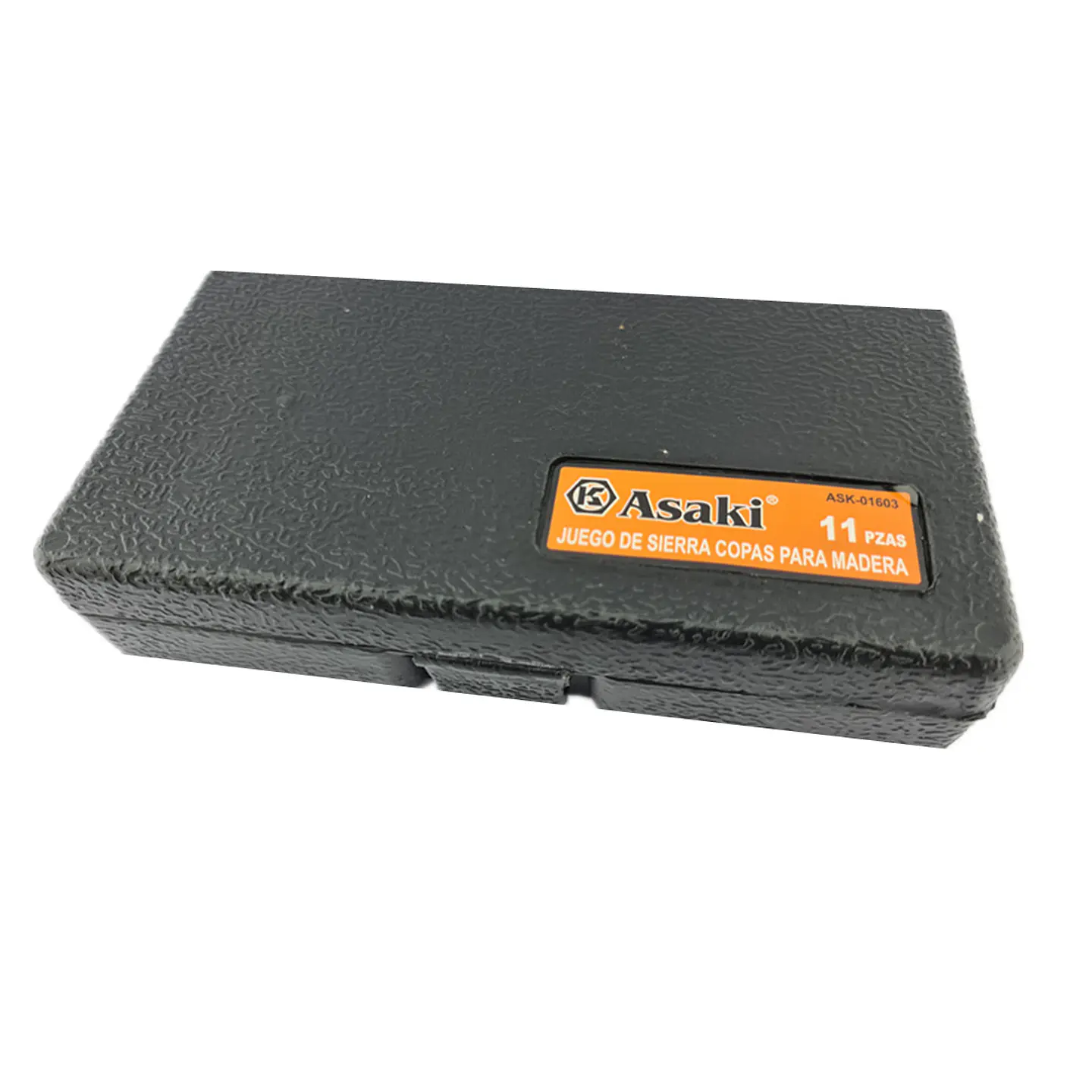 Juego Hoja Broca Sierra Copa Para Madera 11 Piezas Asaki 3