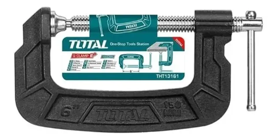 Prensa Tipo C 6 Pulgadas Total Tht13161  1