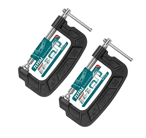 Prensa Tipo C 6 Pulgadas Total Tht13161  (PACK 2)
