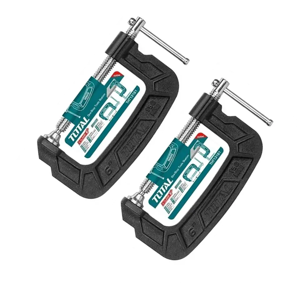 Prensa Tipo C 6 Pulgadas Total Tht13161  (PACK 2) 1