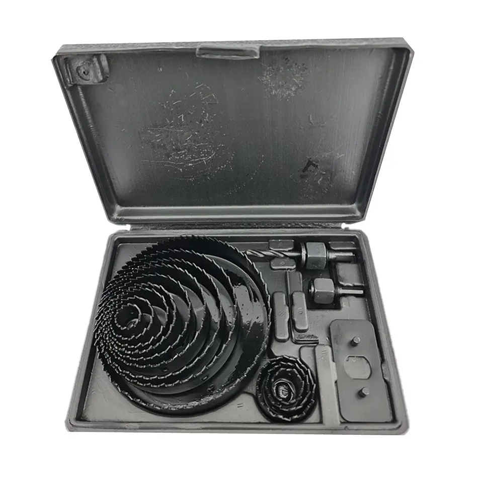 Juego De Hoja Broca Sierra Copa 16 Piezas Asaki 1