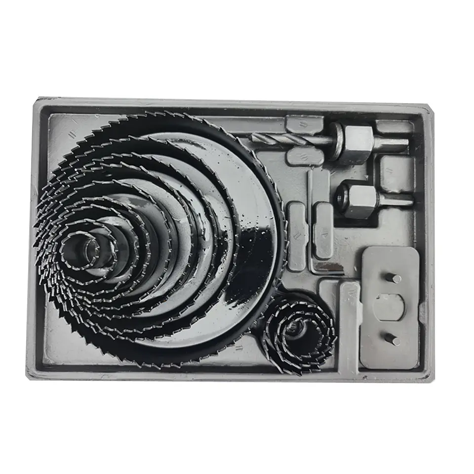 Juego De Hoja Broca Sierra Copa 16 Piezas Asaki 2