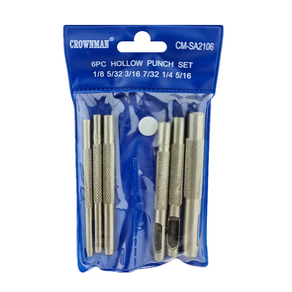 Juego De Sacabocados De Impacto 6 Pcs Crownman 1