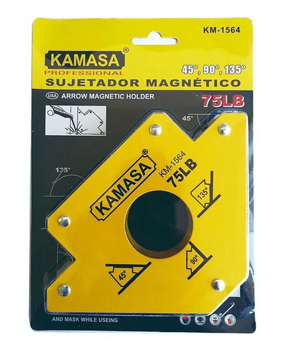 Escuadras Magneticas 75 Lbs 5 Pulgadas Kamasa PACK 2