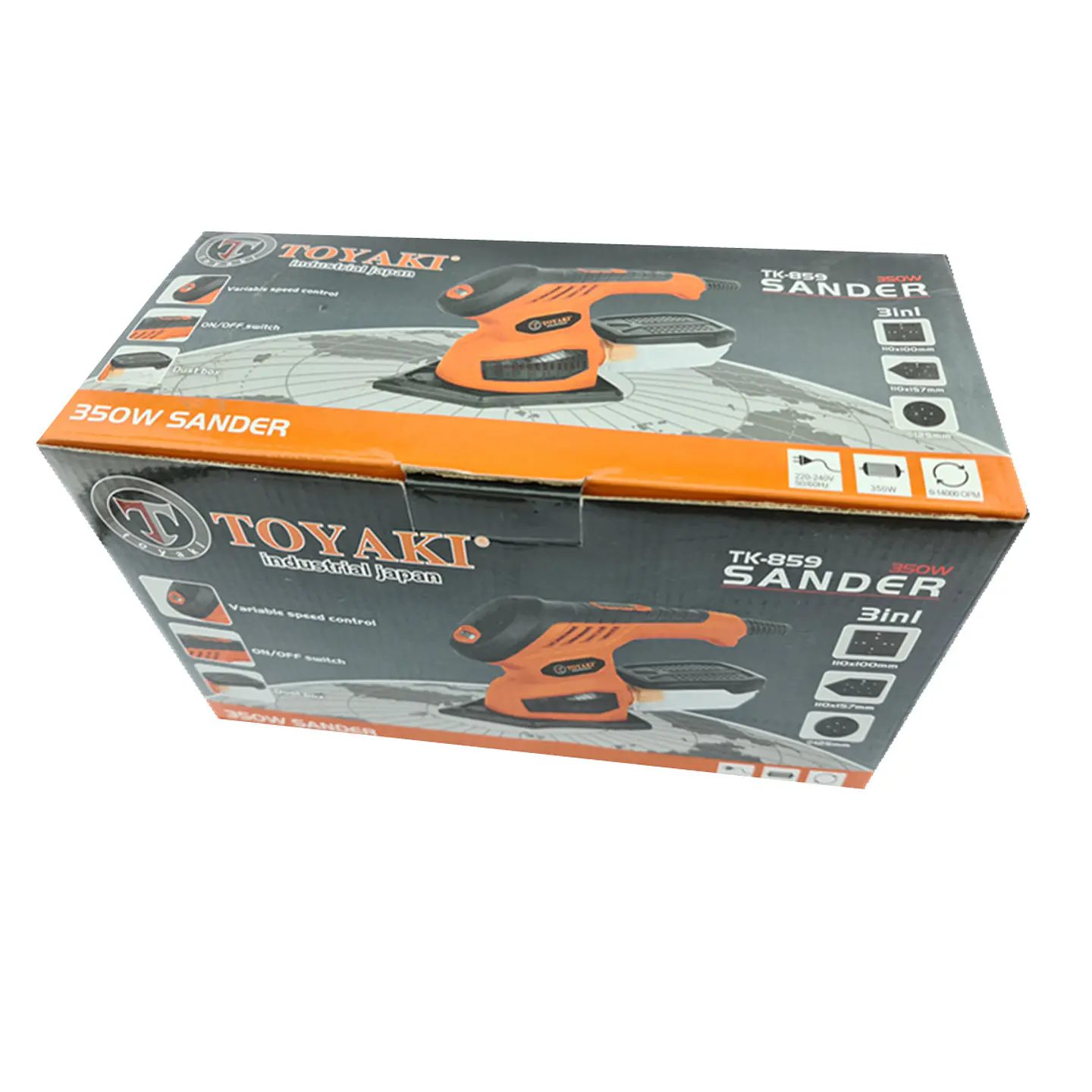Lijadora Roto Orbital 3 En 1 350w Toyaki Tk859 2