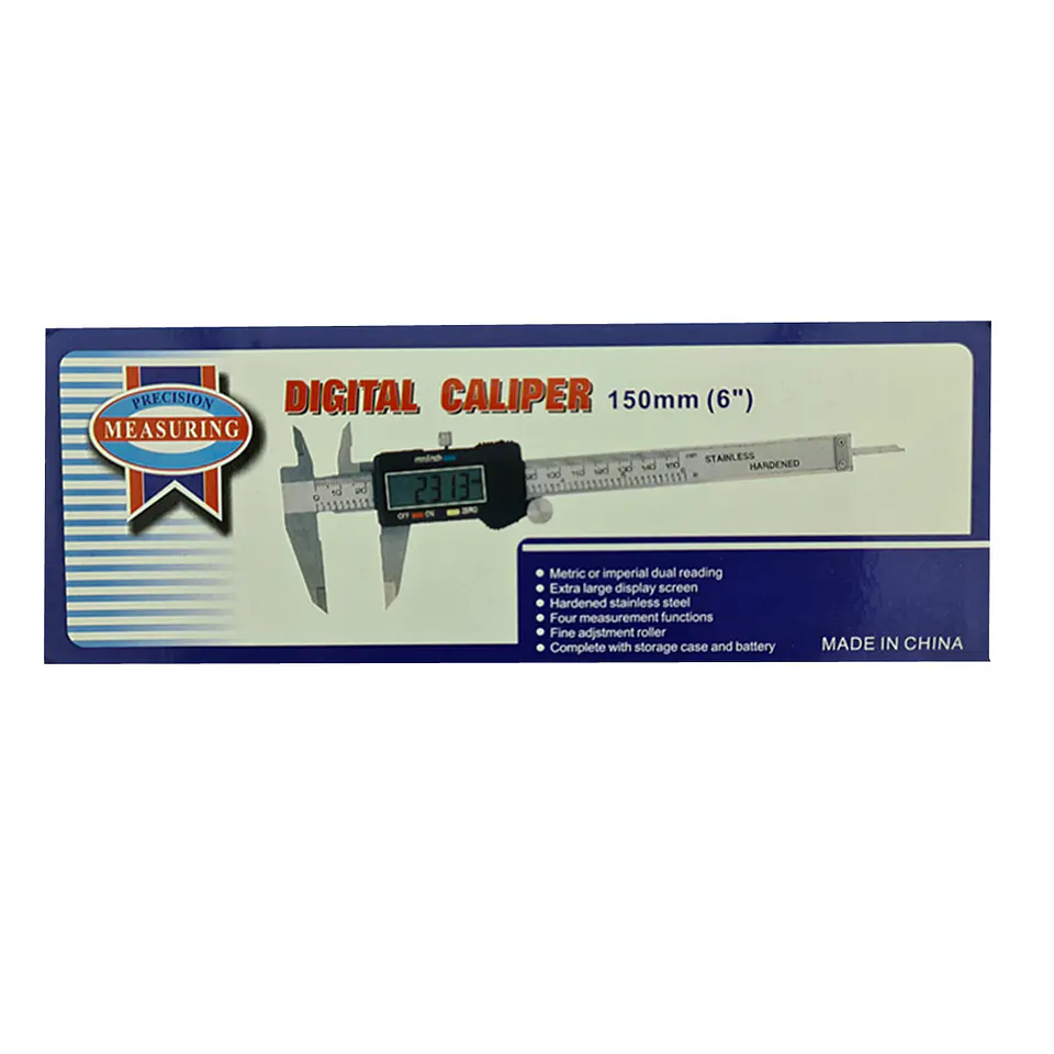 Pie De Metro Caliper Calibrador Digital 6 0-150mm Kp 3