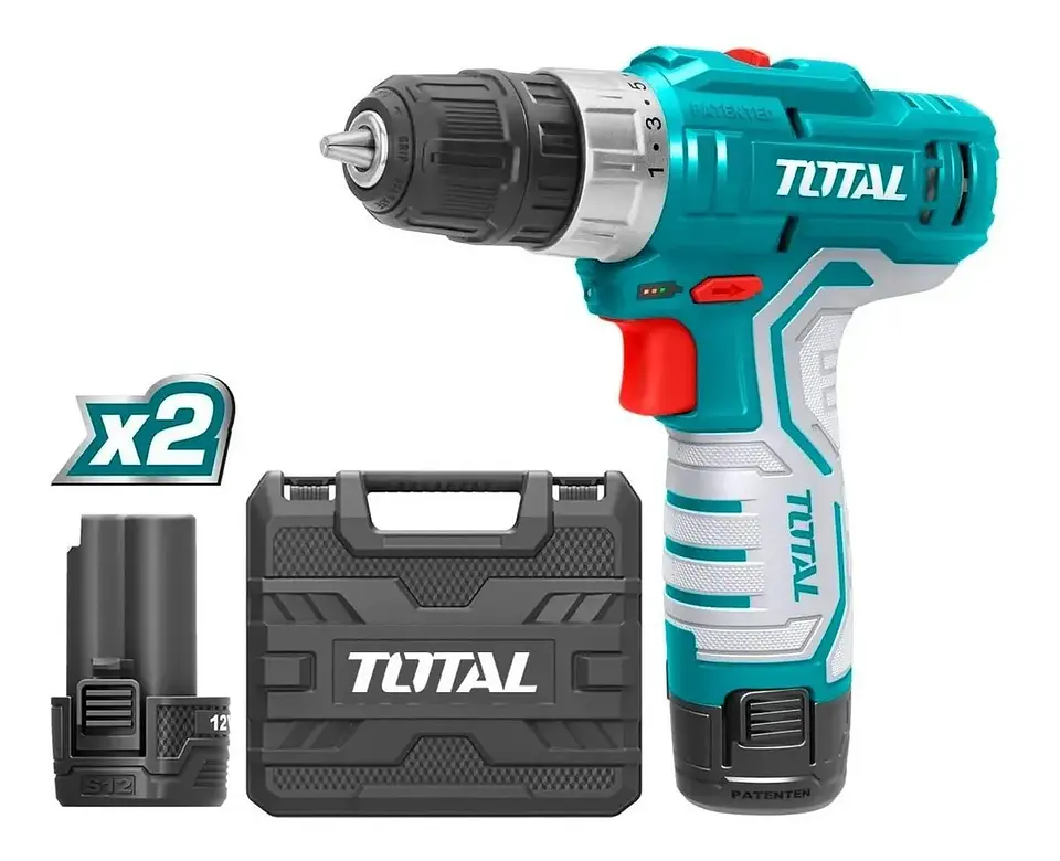 Taladro Atornillador Inalambrico 2 Bat 12v Total Tidli1232 3