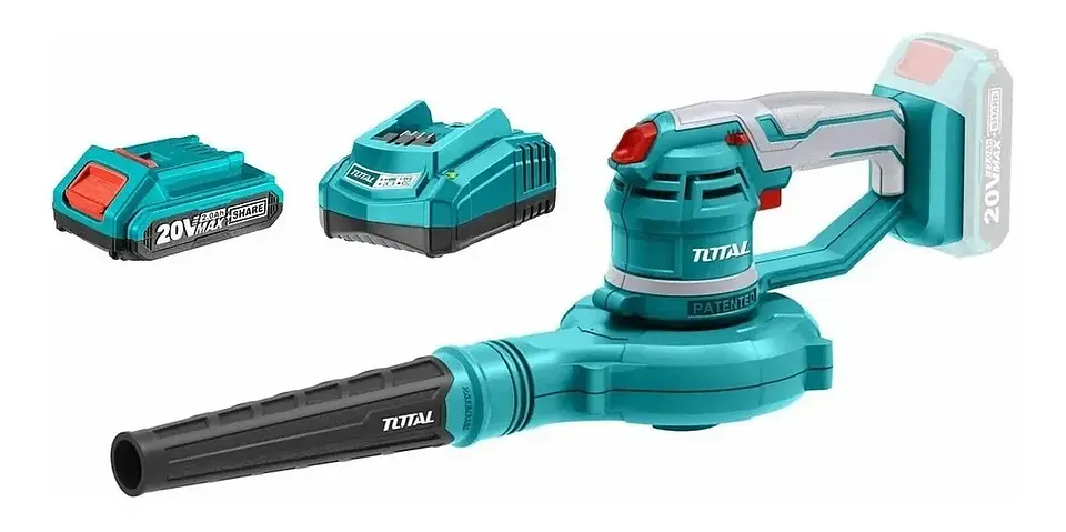 Soplador Aspirador Inalámbrico 20v + Cargador + Bateria Total 1