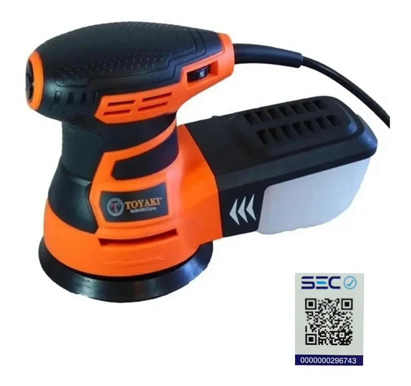 Lijadora Roto-orbital 400w Velocidad Variable Toyaki TK-854 2