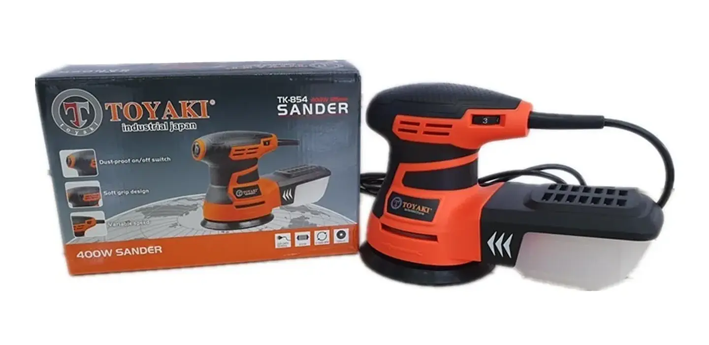 Lijadora Roto-orbital 400w Velocidad Variable Toyaki TK-854 5