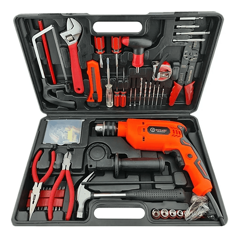 Maleta Multi Herramienta Taladro 650w 102 Pcs Toyaki Tk-878