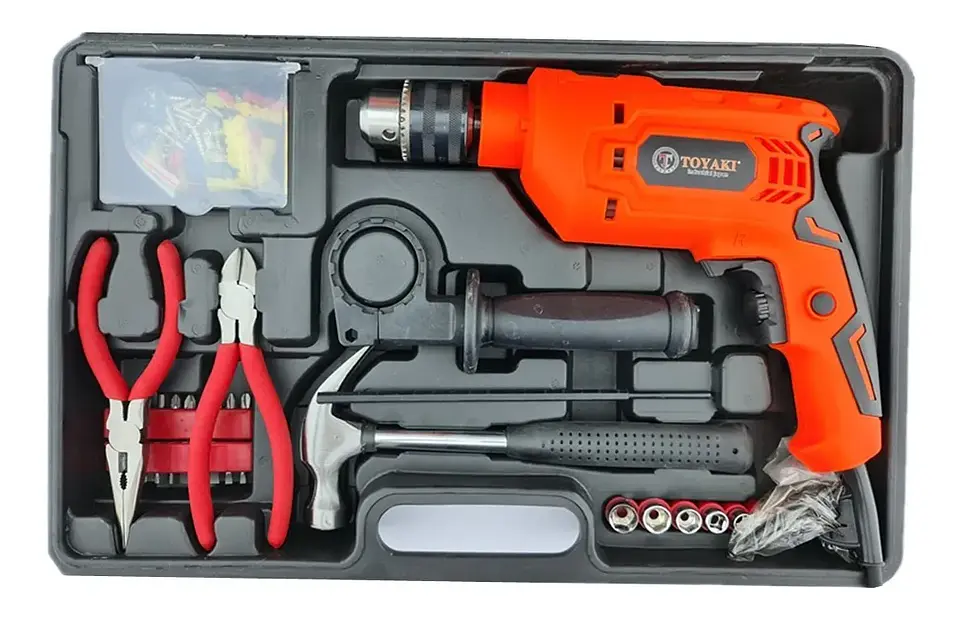 Maleta Multi Herramienta Taladro 650w 102 Pcs Toyaki Tk-878 3