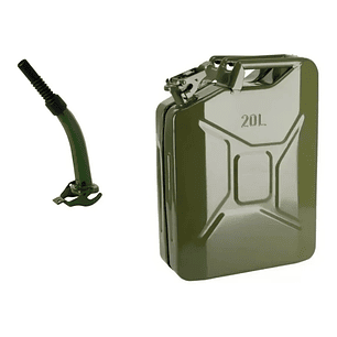 Bidon Metálico 20 Litros Con Dispensador P/ Combustible