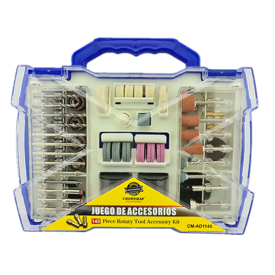Kit Set Jgo De Acc. Para Minitorno Tipo Dremel 145pcs 2