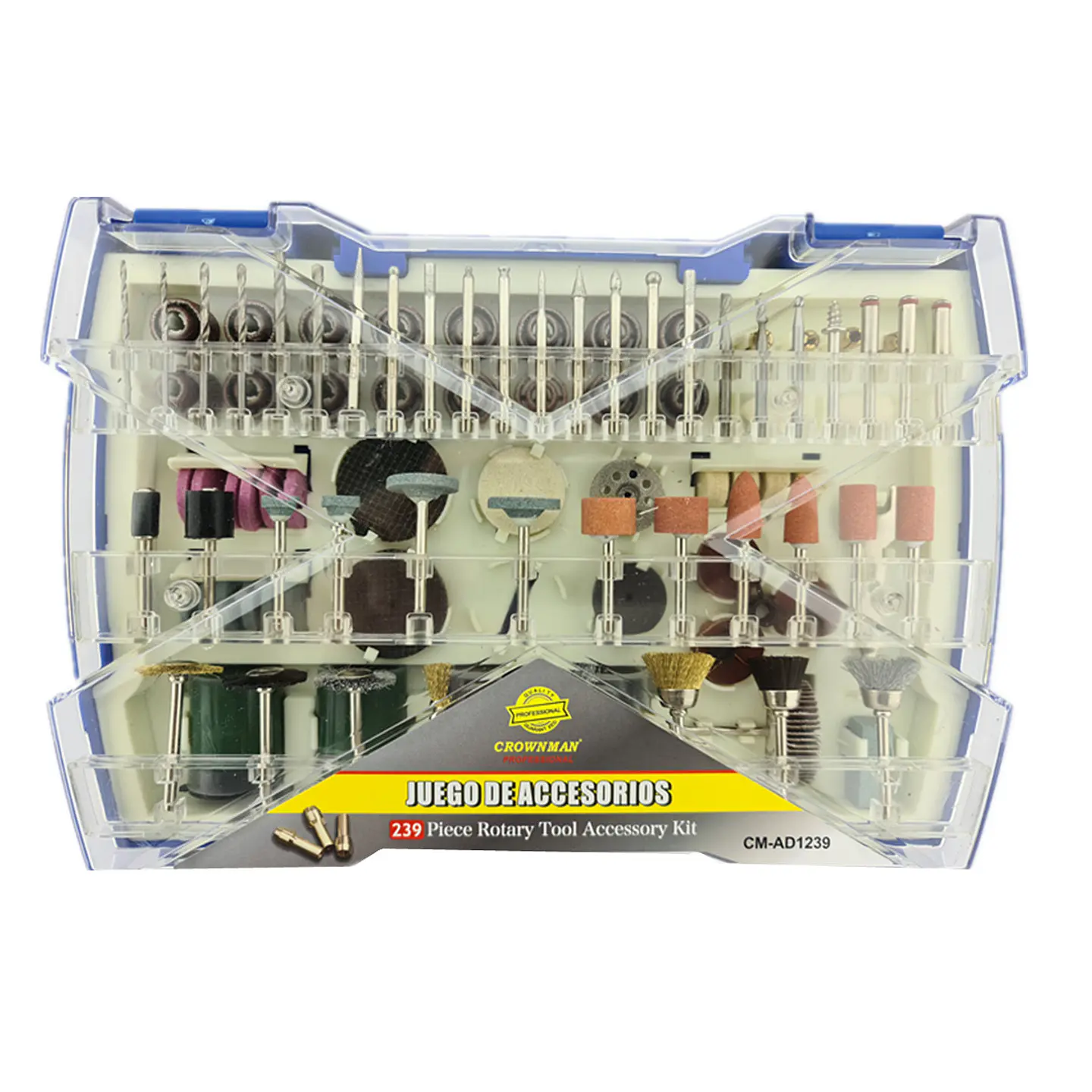 Kit Set Jgo De Acc. Para Minitorno Tipo Dremel 239pcs 4