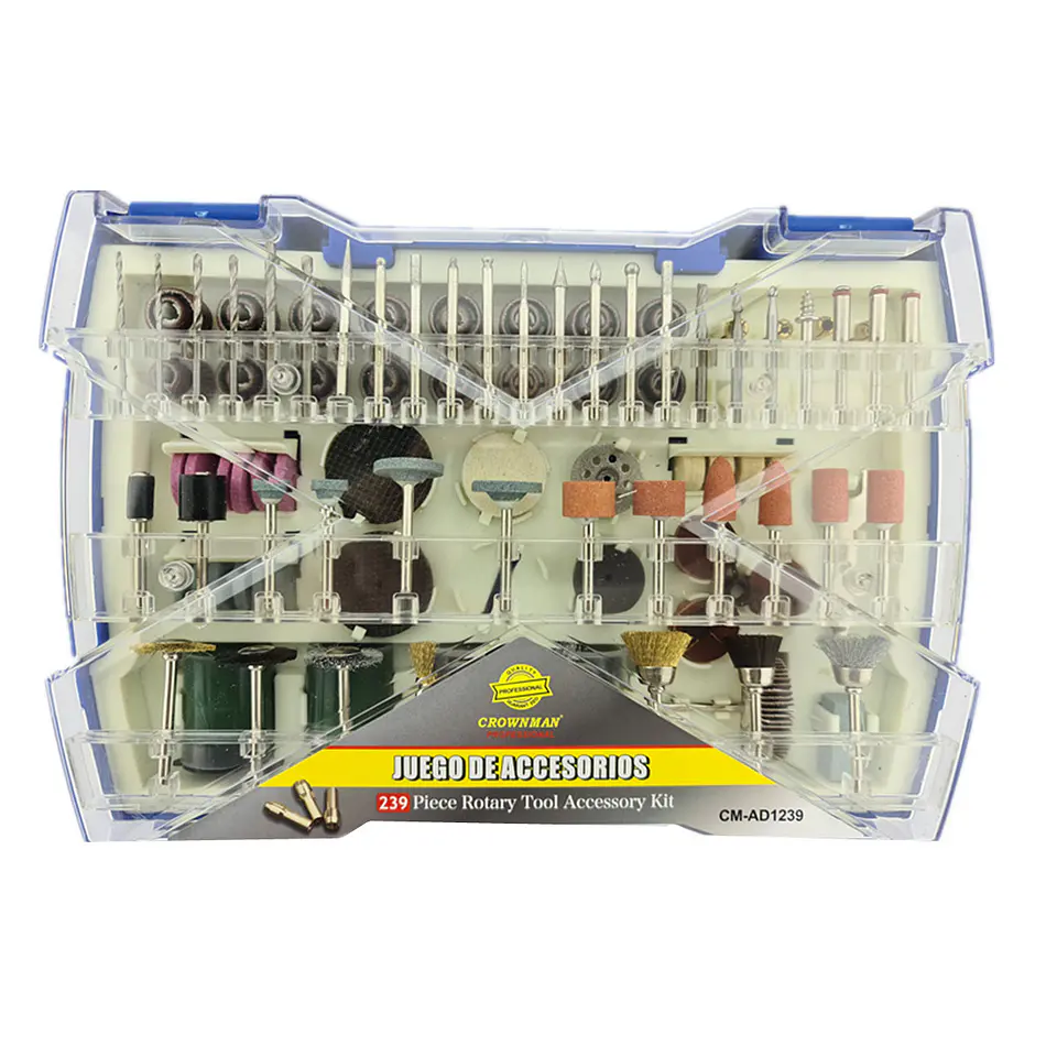 Kit Set Jgo De Acc. Para Minitorno Tipo Dremel 239pcs 4