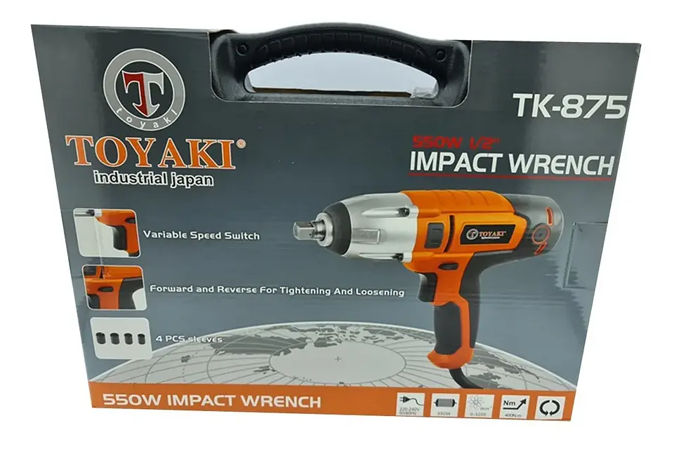 Pistola De Impacto Electrica 1/2 550w Toyaki Tk-875 4