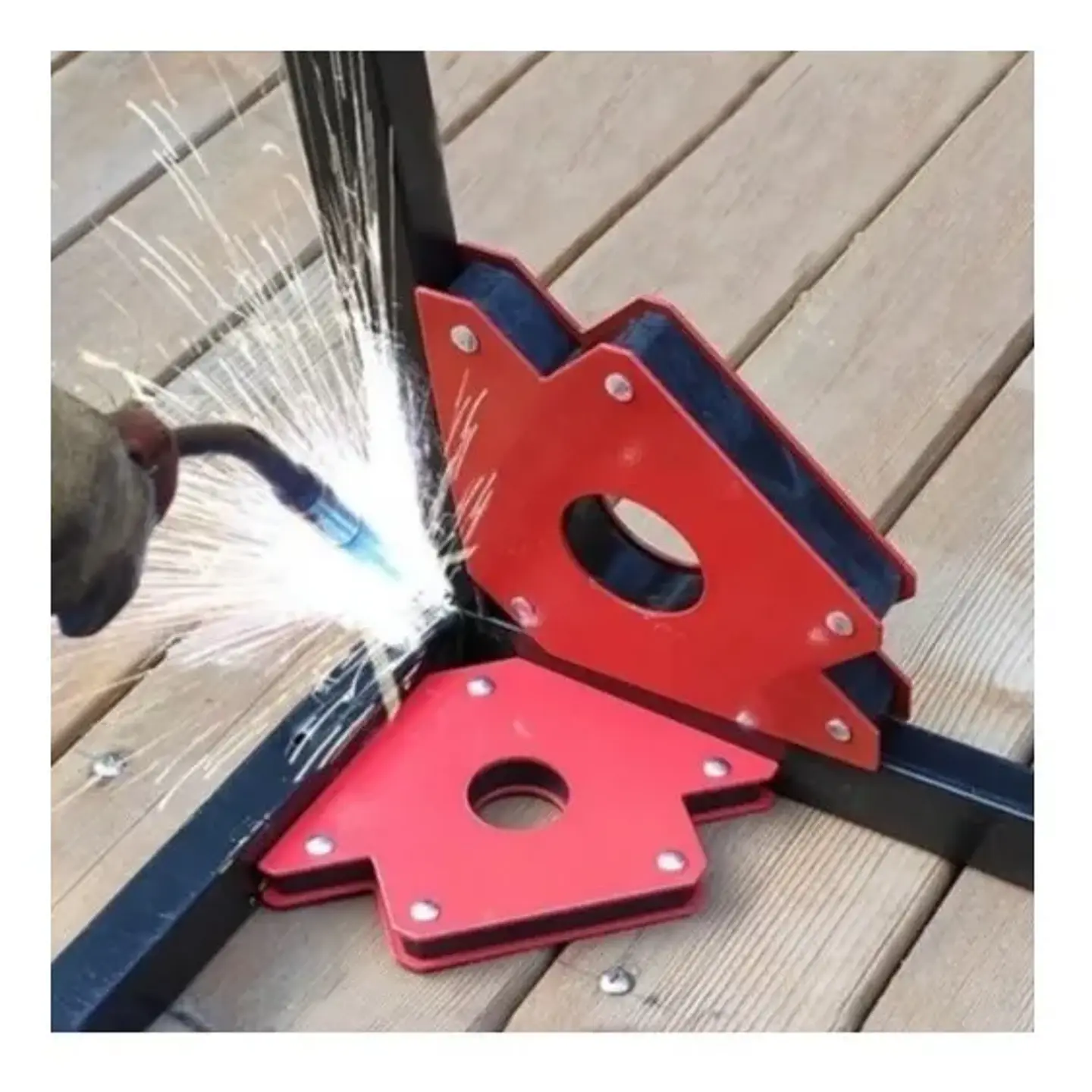 Escuadra Magnetica 50 Lbs 4 Pulgada Para Soldar Total PACK 4 5