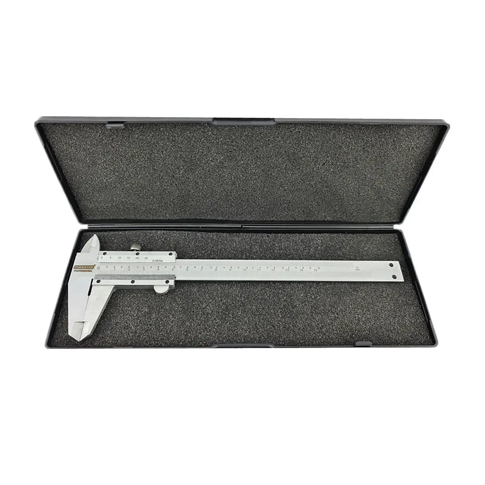 Pie De Metro Análogo Con Estuche 150mm 6 Pulgadas Makawa 1