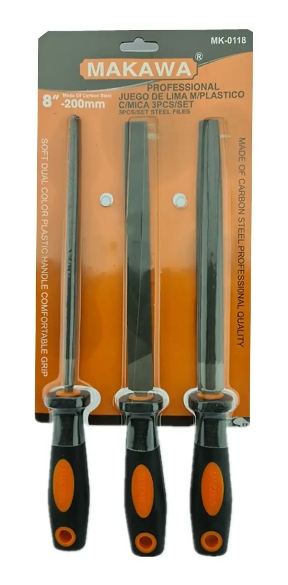 Juego De Limas Para Madera 8 Pulgada 3 Piezas MAKAWA 1