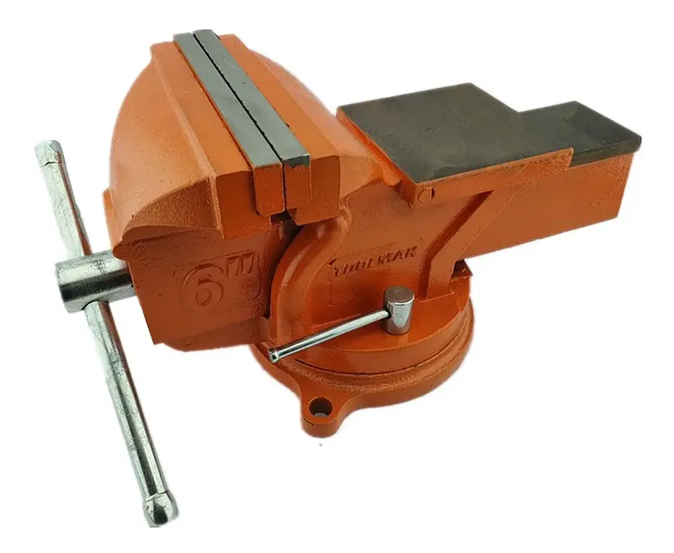 Tornillo De Banco Mecanico Base Giratoria 6 Pulgadas Toolmak 1