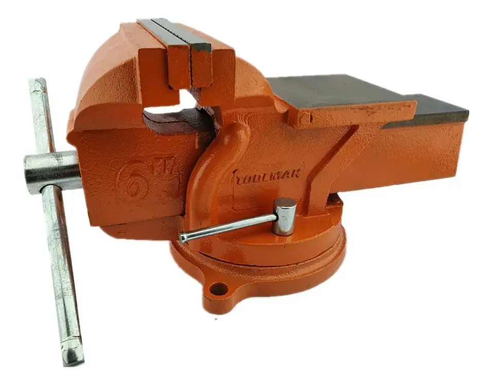 Tornillo De Banco Mecanico Base Giratoria 6 Pulgadas Toolmak 2