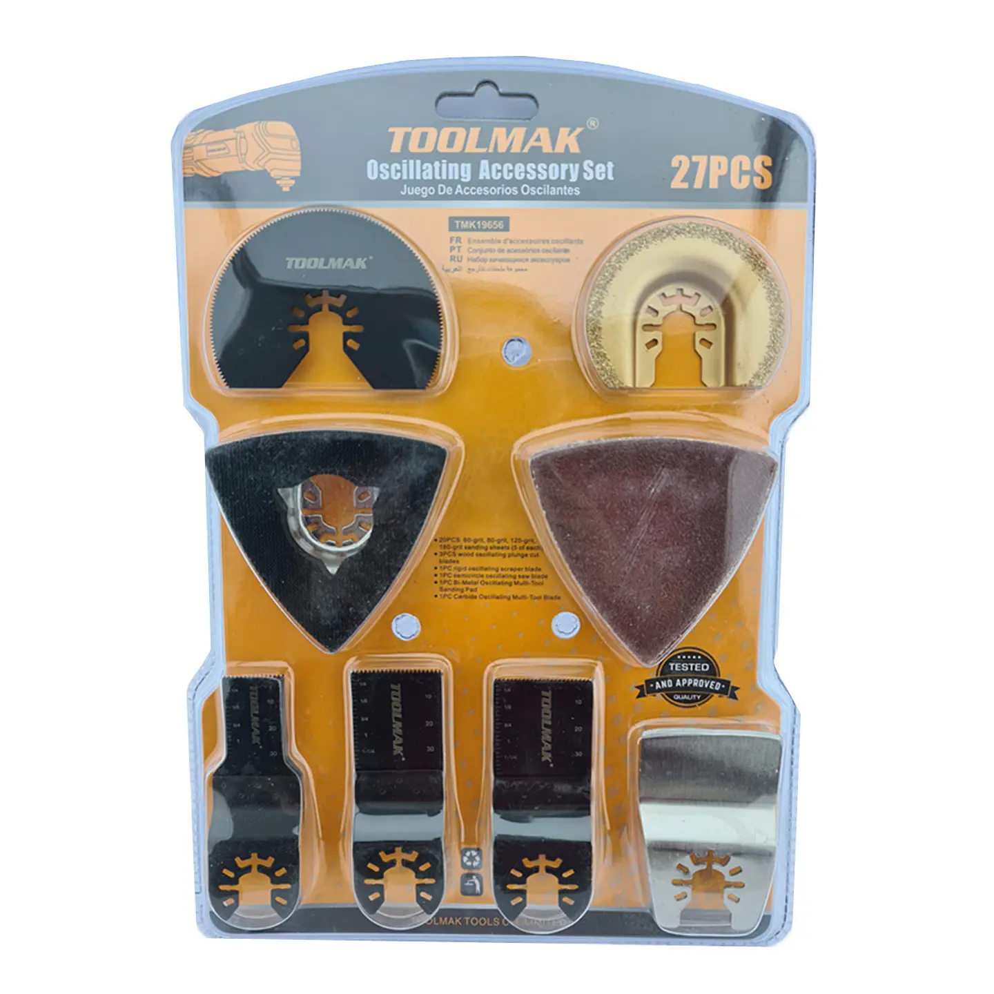 Juego De Accesorios Multiples Hoja Sierra Oscilante Multiuso 1