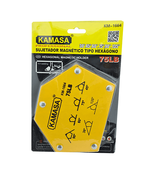 Escuadra Magnetica 75 Lbs Para Soldar Multi-angulo Kamasa - 