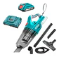 Aspiradora Inalambrica 0.70Lts 20v + Cargador +  Batería Total Tvli2001 - Miniatura 1