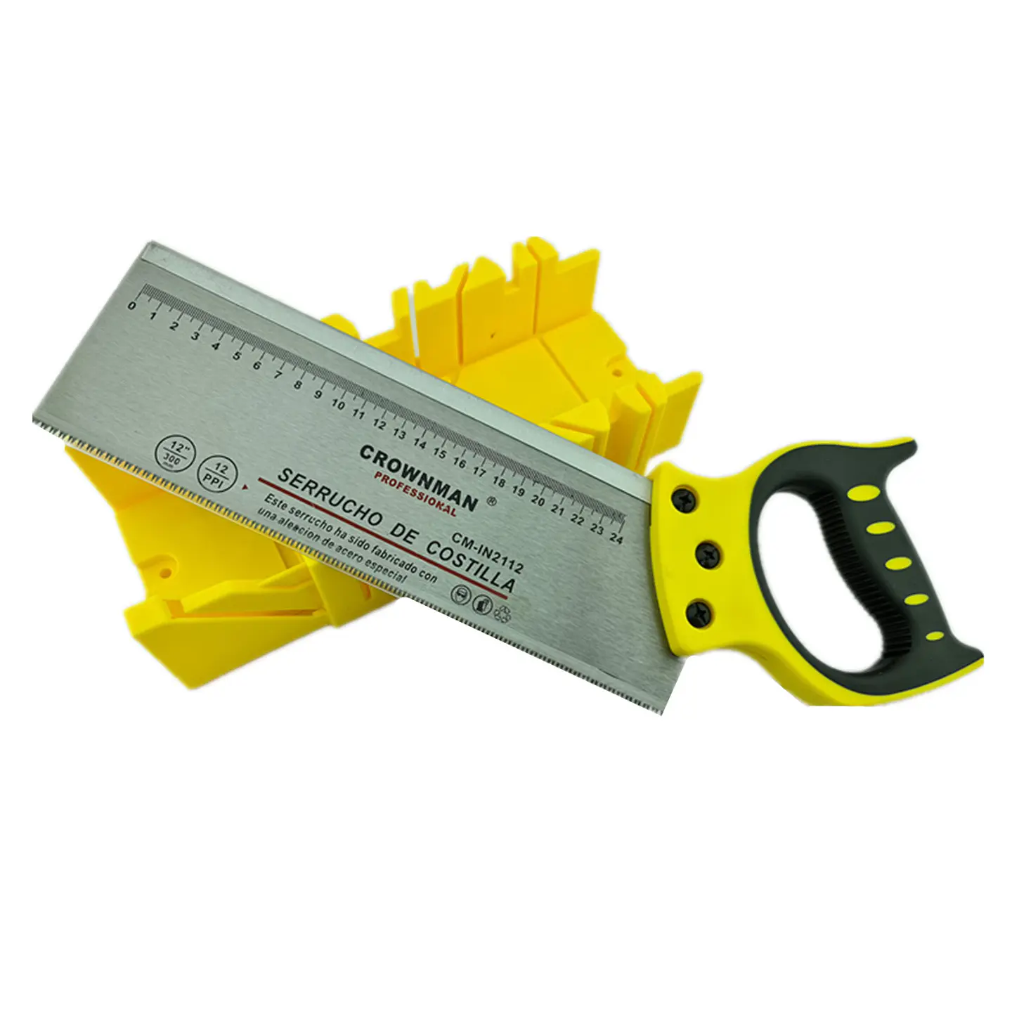 Serrucho Sierra Costilla Con Inglete 12 PuLG 300mm Crownman 1