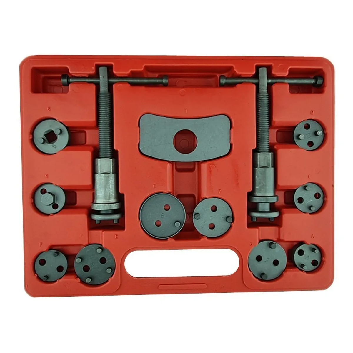 Kit Reposicionador Caliper Pistones De Freno 18 Pcs Mecánica