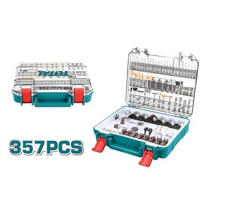 Kit Set Jgo De Acc. Para Minitorno Tipo Dremel 357pcs Total