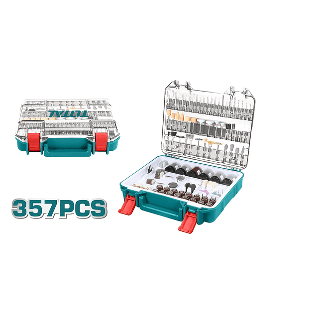 Kit Set Jgo De Acc. Para Minitorno Tipo Dremel 357pcs Total