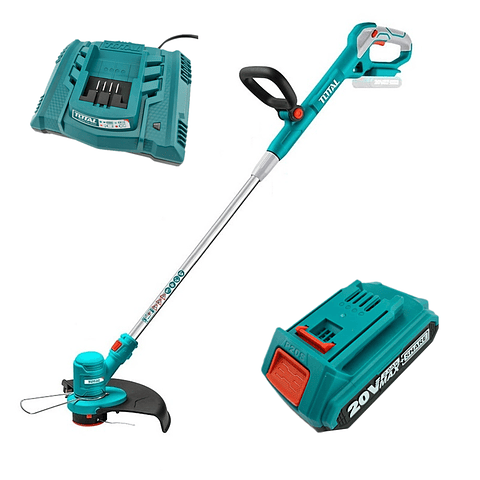 Orilladora Inalambrica 20v + Cargador + Bateria Total Tgtli20018