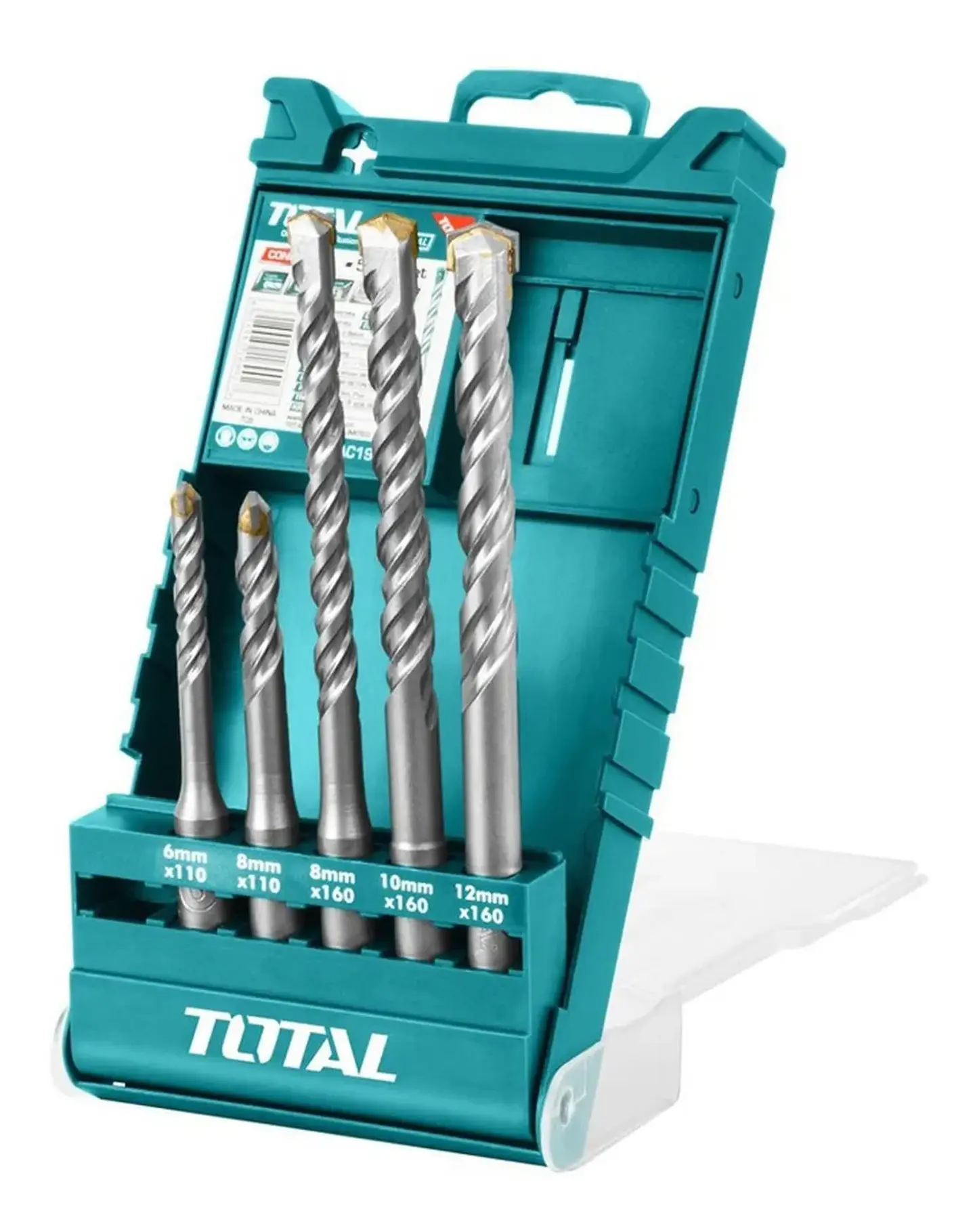 Set De Mechas Sds Plus Rotomartillo 5 Piezas Total Tac190501 1