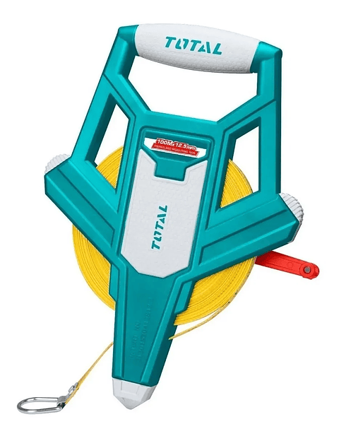 Huincha De Medir Fibra De Vidrio 100mts Total Tmtf121006