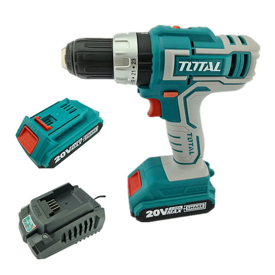 Taladro Atornillador Inalambrico 13mm 20v Total Tidli20031 2