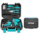 Set Atornillador 12v + Herramientas 81 Pcs Total Thkthp10812 - Miniatura 1