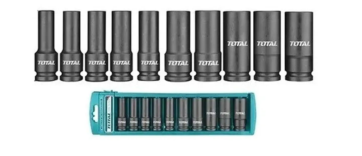 Juego Dados Impacto Largo 1/2 10 Piezas Total Thkisd12102l 1