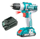 Taladro Atornillador Inalambrico 10mm 20v Total Tdli20024 - Miniatura 1