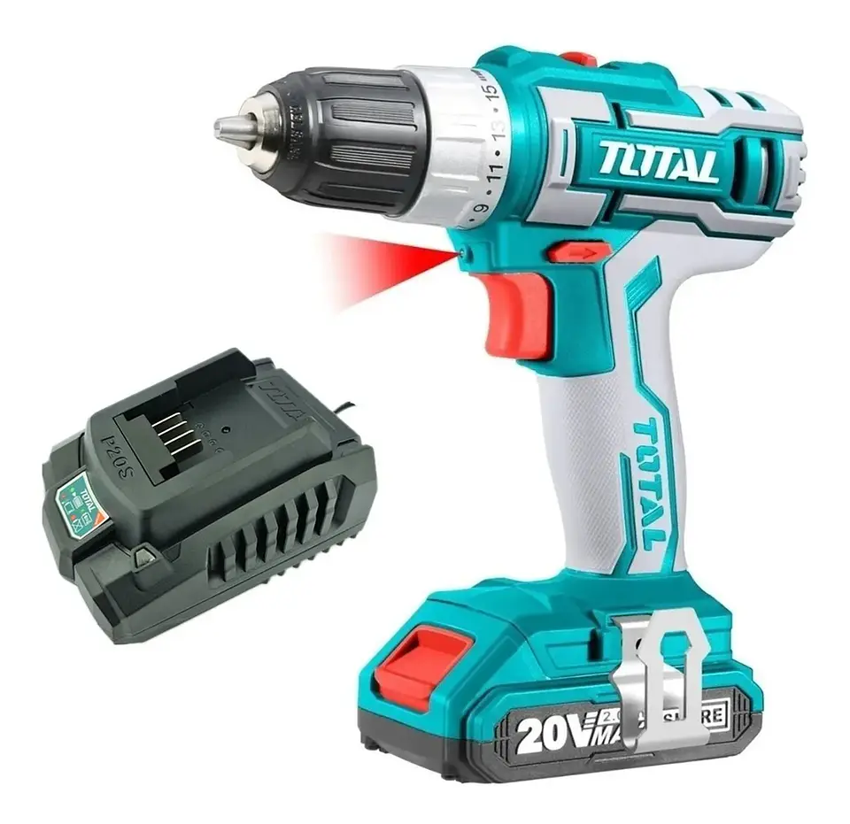 Taladro Atornillador Inalambrico 10mm 20v Total Tdli20024 1