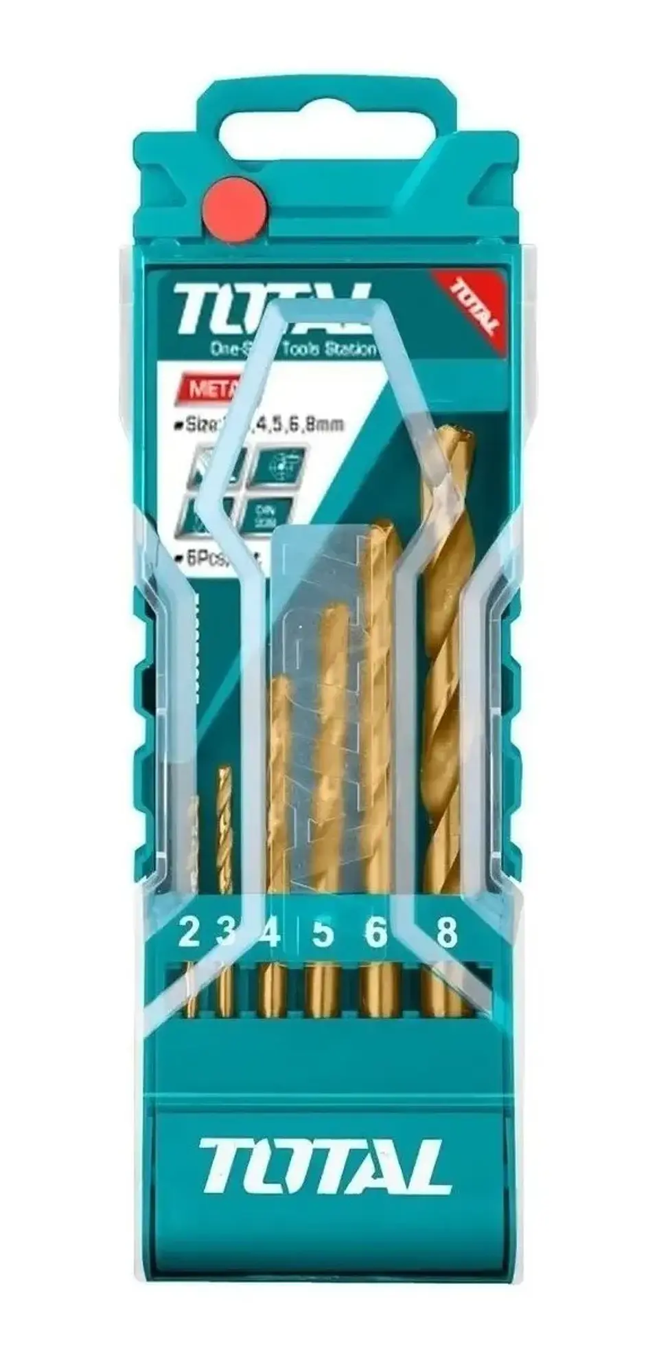 Set Juego Brocas Para Metal 6 Piezas Total Tacsd0065 1