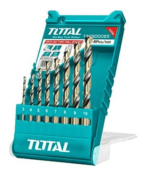 Set Juego Brocas Para Metal 8 Piezas Total Tacsd0085