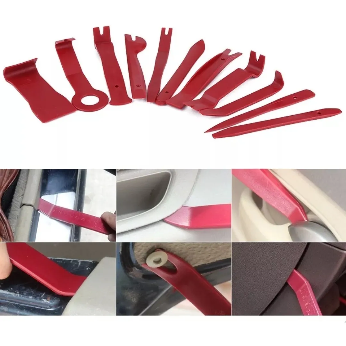 Herramientas de trabajo de cuero – Juego de 11 piezas con herramientas