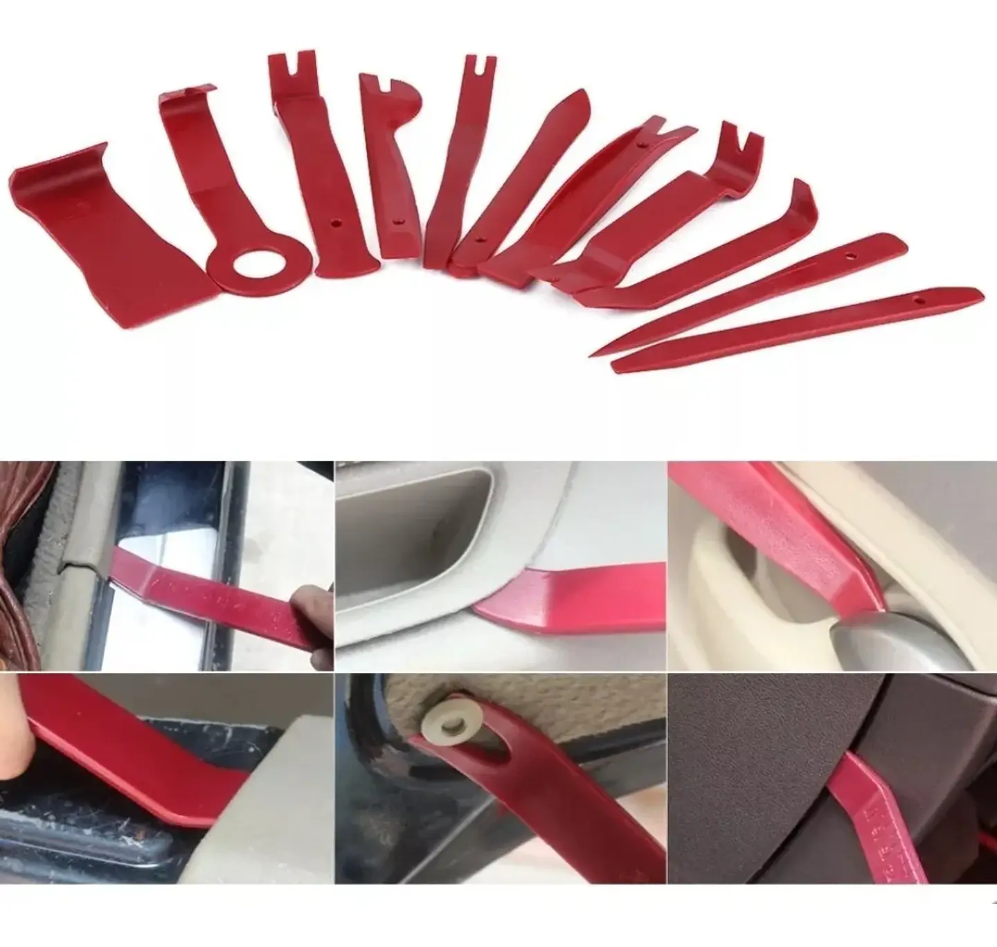 Set De Herramienta De Extraccion Radio Tablero Panel Puertas 11 Piezas 6