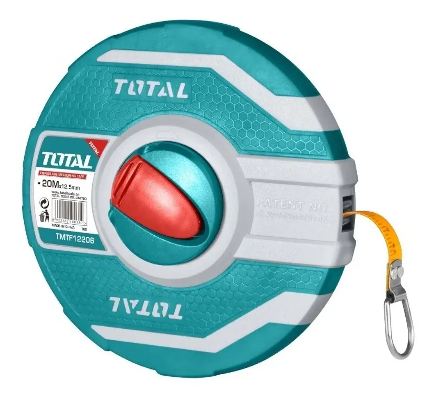 Huincha Cinta Métrica Fibra De Vidrio 20m X 12.5mm Total 1