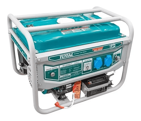 Generador Electrico Bencinero 15l 7hp 3.0kw Total Tp130005-1